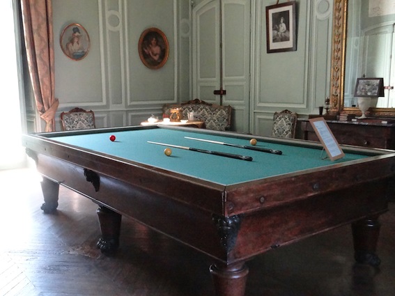 Chateau de Nuits, salle de billard